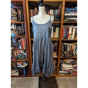 Mia Joy Kamala dress in slate sz m nwt backless babydoll dress spaghetti strap